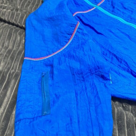 🔥🔥 “TRUE VINTAGE” ADIDAS Nylon Jacket Windbreaker - Blue/Neon Pink - AMAZING ! - Picture 8 of 8